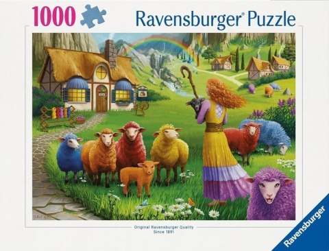 Puzzle 1000 Kolorowa wełna