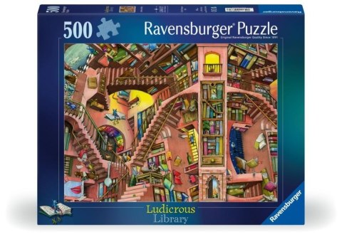 Puzzle 2D: Fantastyczna biblioteka 500el