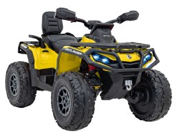 Quad Can Am Outlander ATV z Pilotem Żółty