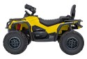 Quad Can Am Outlander ATV z Pilotem Żółty