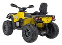 Quad Can Am Outlander ATV z Pilotem Żółty