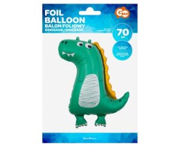 Balon Foliowy Zielony Dinozaur (rysunkowy) 89 cm