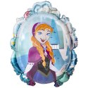 Balon Foliowy Frozen, Kraina Lodu, Dwustronny, Lustro, Anna i Elsa , 45 × 59 cm