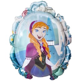 Balon Foliowy Frozen, Kraina Lodu, Dwustronny, Lustro, Anna i Elsa , 45 × 59 cm