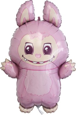 Balon foliowy Labubu, różowy, 60 cm Grabo
