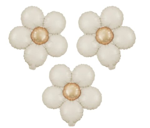 Balon foliowy Stokrotka Kwiatek 51x43 cm 3 szt