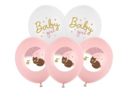 Balony 30 cm, Baby girl, 50szt.