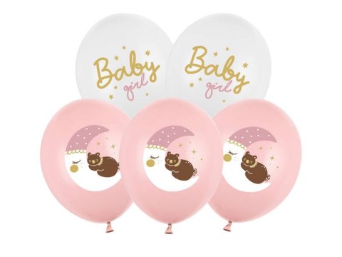 Balony 30 cm, Baby girl, 50szt.