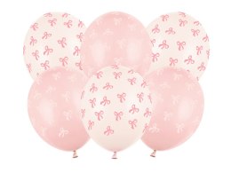 Balony Strong Kokardki Mix Pastel 30 cm 6 szt