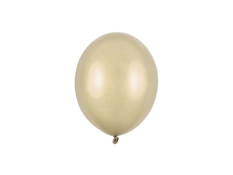 Balony Strong Metallic Cold Gold 12 cm 100 szt