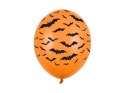 Balony na Halloween, Nietoperze, 30 cm, 6 szt.