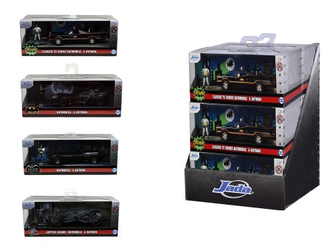 Batman | Batmobile 1:32 4 wzory | Jada Toys | Simba