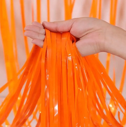 Kurtyna Imprezowa Pastelowy Pomarańczowy 100x200 cm