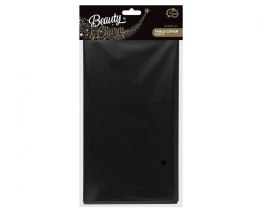 Obrus foliowy matowy czarny 137x183 cm