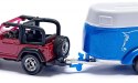 Siku Super - Seria 16 | Jeep z przyczepą na konie