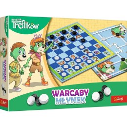 Trefl: Gra - Warcaby i Młynek Rodzina Treflików