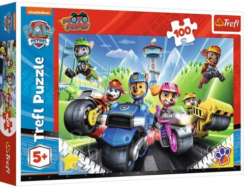 Trefl: Puzzle 100el. - Psi Patrol na motorach