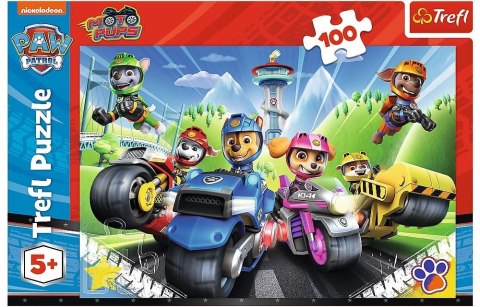 Trefl: Puzzle 100el. - Psi Patrol na motorach