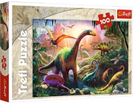 Trefl: Puzzle 100el. - Świat dinozaurów
