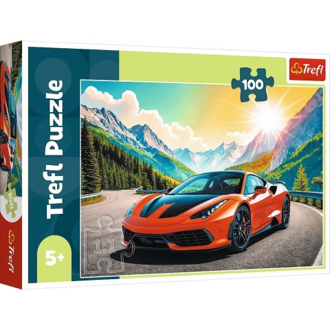 Trefl: Puzzle 100el. - Wyścig z czasem
