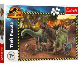Trefl: Puzzle 200el. - Dinozaury z Parku Jurajskiego