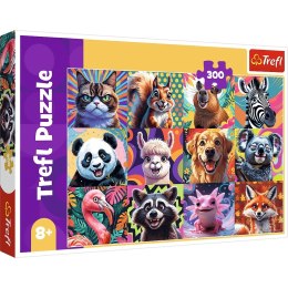 Trefl: Puzzle 300el. - Zabawne portrety zwierząt