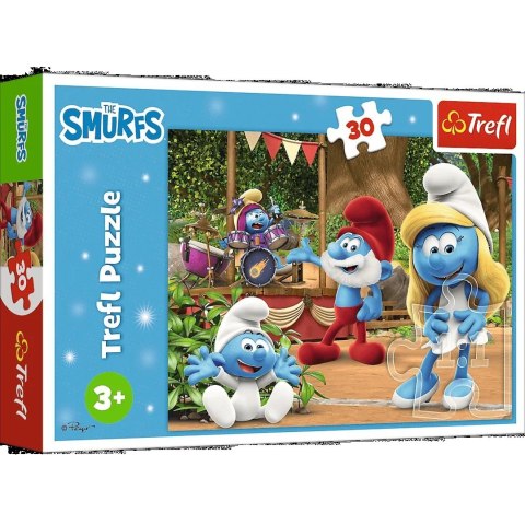 Trefl: Puzzle 30el. - Smerfetka i Smerfy