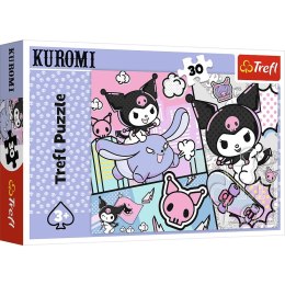 Trefl: Puzzle 30el. - Zabawy z Kuromi