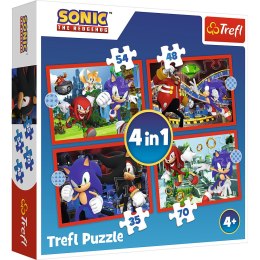 Trefl: Puzzle 4w1 - Sonic