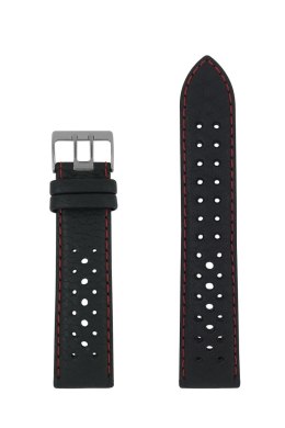 Pasek skórzany Zeppelin czarny 22 mm