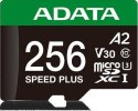 Adata Karta pamięci microSD Speed Plus 256GB UHS1 U3 V30 A2 180/160 MB/s