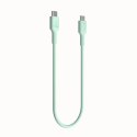 KABEL USB-C / USB-C Greencell PowerFlex 120cm PD 100W zielony silikonowy