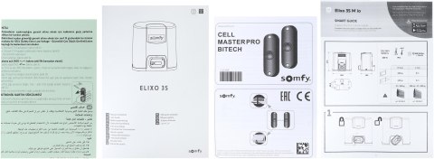 Zestaw Somfy Elixo 500 3S IO Comfort Pack do 500kg bram przesuwnych