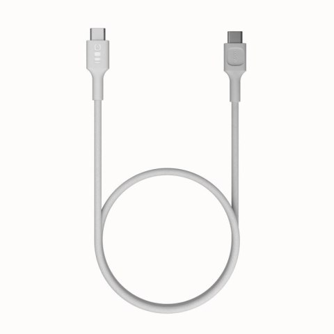 KABEL USB-C / USB-C Greencell PowerStream 120cm PD 100W biały w oplocie