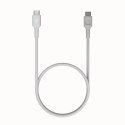 KABEL USB-C / USB-C Greencell PowerStream 30cm PD 100W biały w oplocie