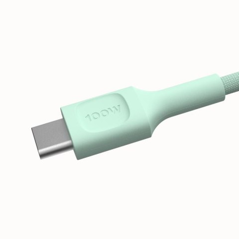 KABEL USB-C / USB-C Greencell PowerStream 30cm PD 100W zielony w oplocie