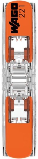 Szybkozłączka przelotowa uniwersalna LINKA/DRUT 2x 0,2-4mm2 WAGO 221-2411 (Paczka 60szt.)