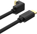 Kabel HDMI Unitek Y-C1001 kątowy HDMI 2.0 90 stopni 4K 2m