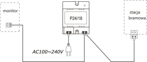 Zasilacz VIDOS DUO P24/18