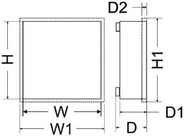 OBUDOWA ALARMOWA PUSTA Pulsar AWO000PU