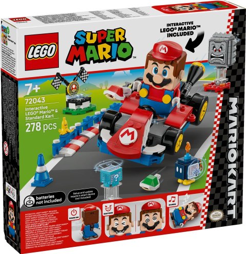 72043 | Interaktywna figurka LEGO® Mario™ i Standard Kart