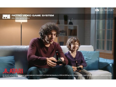 ATARI Kultowa Retro Konsola telewizyjna ponad 200 oryginalnych gier
