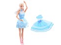 Anlily Lalka tancerka w niebieska sukienka ZA3920
