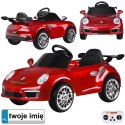 Autko elektryczne na akumulator czerwone Porsche RUF CTR3 + pilot PA0327