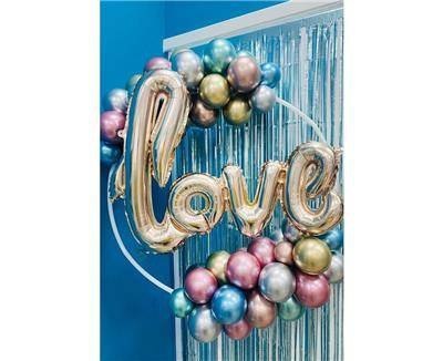 Stelaż do dekoracji z balonów, okrągły stojak 78cm na sztycy