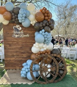 Balony lateksowe Caramel Brown, brązowe 13cm, 100 szt.