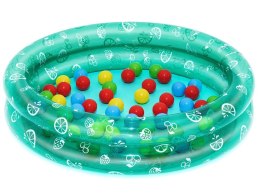 Basenik zielony z kulkami 91cm x 20cm Bestway + 50 kulek 51141