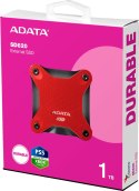 Dysk Zewnętrzny SSD Adata SD620 1TB czerwony