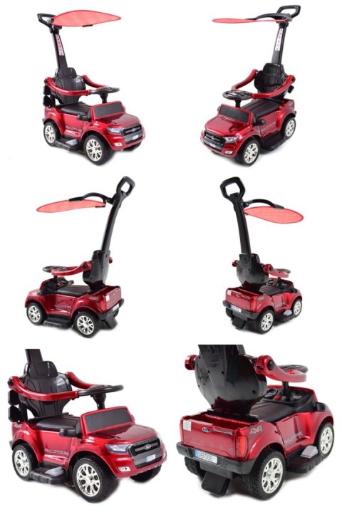 FORD RANGER JEŻDZIK, PCHACZ, KARMIDEŁKO,POJAZD NA AKUMULATOR, MIĘKKIE SIEDZENIE LAKIEROWANY/DKP01