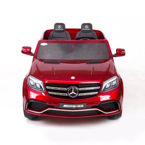 MERCEDES GLS 63, 4 SILNIKI, 2X12 V, MIĘKKIE KOŁA, MIĘKKIE SIEDZENIE DLA 2 DZIECI/HL228